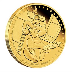 Disney 1/4 oz gold coin - goofy