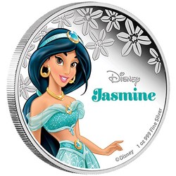 Disney silver coin - jasmine
