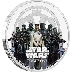 Star wars: rogue one - the empire 1 oz silver coin