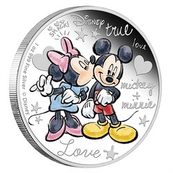 Coins: Disney silver coin - crazy in love