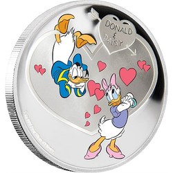 Coins: Disney silver coin - love crazy