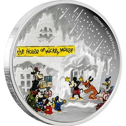 Disney silver coin - season's greetings classic 2015