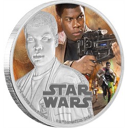 Star wars: the force awakens - finn silver coin
