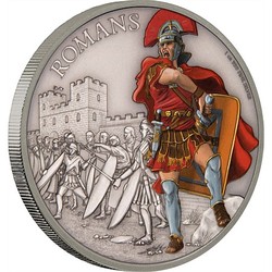 Warriors of history - romans silver coin