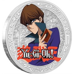 Yu-gi-oh silver coin - seto kaiba