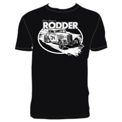 2022 Edition NZ Rodder T-Shirt (black with white)