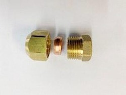 [237] Brass Copper end cap