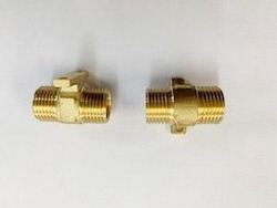 [236] Brass Nugged Nipple 15mm