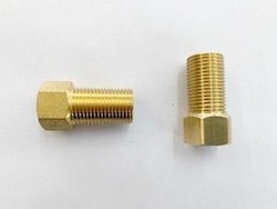 Plumbing goods wholesaling: [225] Brass M/F Nipple 50mm long (15mm)