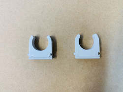 Plumbing goods wholesaling: [E1728] Electrical  Clip 25mm wall mounting  ( 100 clips)