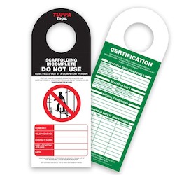 Titan Scaffolding Tags - Pack of 20