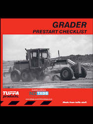 Grader Prestart Checklist Book