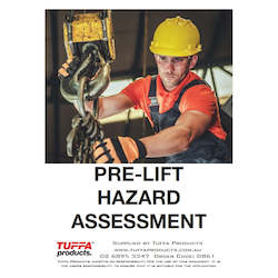 Pre Lift Hazard Assessment Book