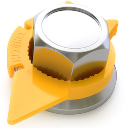 Frontpage: HexChex Wheel Nut: 23-30mm Yellow (packs of 100)