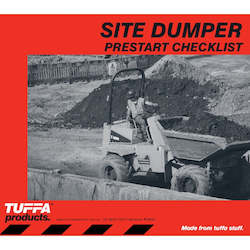 Prestart Checklist Books: Site Dumper Prestart Checklist Books Code DB80
