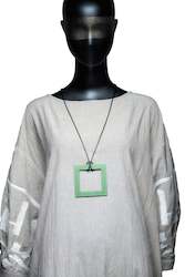 Clothing: Green Necklace