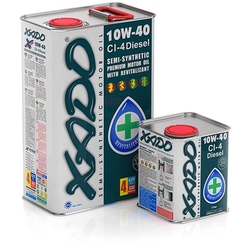Xado atomic oil 10w-40 Ci-4 diesel - odax for xado