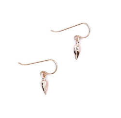 Jewellery manufacturing: Petite Seed Pod Earrings-Gold or Rose Gold
