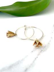 Jewellery manufacturing: Lone Botanical Contrast Earrings