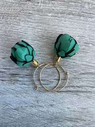 Jewellery manufacturing: Emerald Green Flower Bud bloom