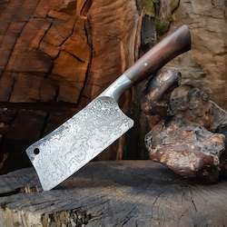 Art Knives By Benjamin Madden: Pohutukawa Kitchen Cleaver