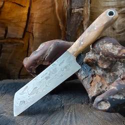 Art Knives By Benjamin Madden: Chainsaw Chain Kitchen Chopper