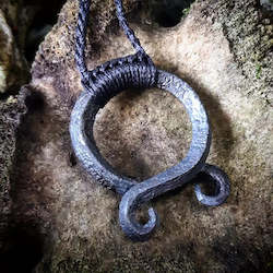 Jewellery: Trolls Cross Wrought Iron Pendant