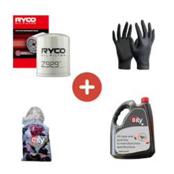 Toyota Service Kit Stage 1 (Oil, Filter + Bonus Cleanup pack)