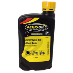 Motor vehicle part dealing - new: Aegis Motorcycle Chain Oil