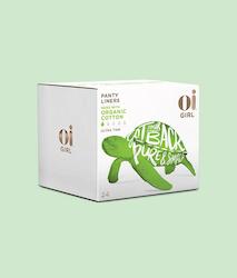 Toiletry wholesaling: Oi Girl Organic Panty Liners