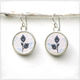Lavender Dangle Earrings
