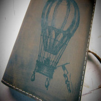Hot Air Balloon Standard Leather Journal