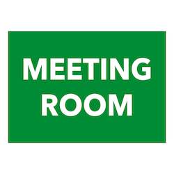 Miscellaneous Signs: Meeting Room