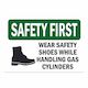 Safety First Wear Safety Shoes