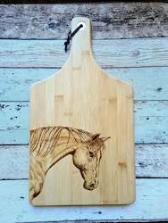 Adult, community, and other education: Bamboo Cheese Board - Horse