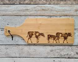 Bamboo Cheese Board - Content Cows