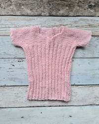Woolen Merino Singlet - Pink