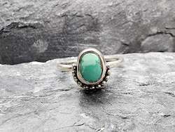 Jewellery: Turquoise ring - Royston 10.25
