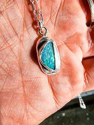 Crescent Opal pendant