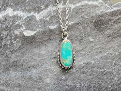 Jewellery: Turquoise pendant - Kingman