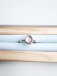 Jewellery: Rose Quartz ring - solid