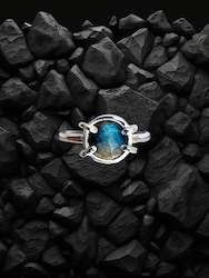 Jewellery: Labradorite pronged ring