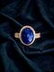 Golden Lapis Lazuli ring