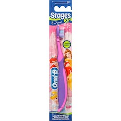 Childrens Range: ORAL B Stages 3 Toothbrush 5-7 Yrs Princess