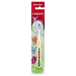 Childrens Range: Colgate My First 0-2 years Toothbrush - Yellow