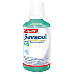 Mouthwashes Oral Rinses Oral Health Nz: Colgate Savacol Original 300ml Mouth Rinse