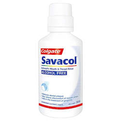 Colgate Savacol Alcohol Free 300ml Mouth Rinse