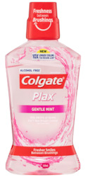 Colgate Plax Gentle Mint Alcohol Free 500ml Mouthwash