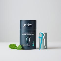 Grin Biodegradable Floss Picks Pack of 45