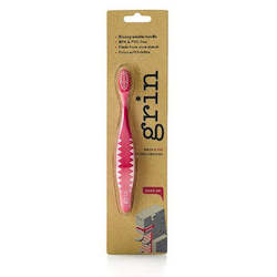 Manual Toothbrushes Biodegradable Oral Health Nz: Grin Kids Strawberry Toothbrush